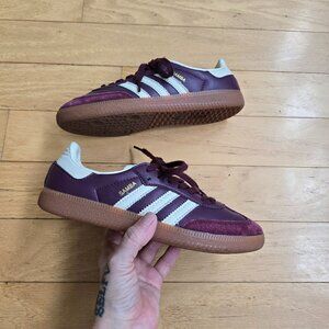 Adidas | Samba OG burgundy leather retro sneakers | WMS 6